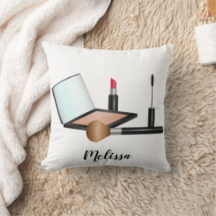 Darstellung von Makeup-Teilen mit Personalisiertem Kissen