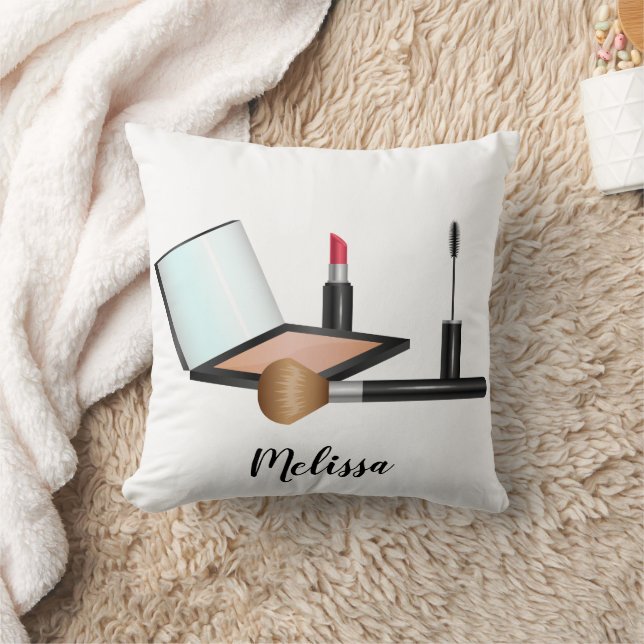 Darstellung von Makeup-Teilen mit Personalisiertem Kissen (Decke)