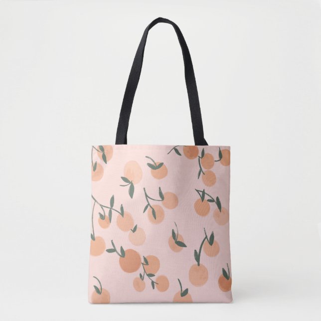 Darstellung von Orangen- oder Kirschmustern durch  Tasche (Vorderseite)