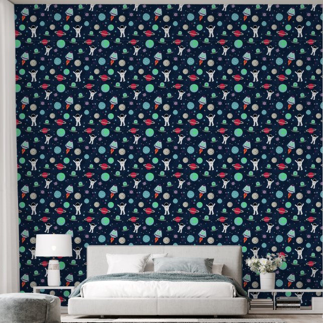 Darstellung von Raummustern Tapete (Schlafzimmer)