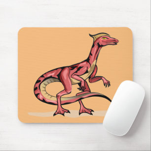 Darstellung von Velociraptor. Mousepad