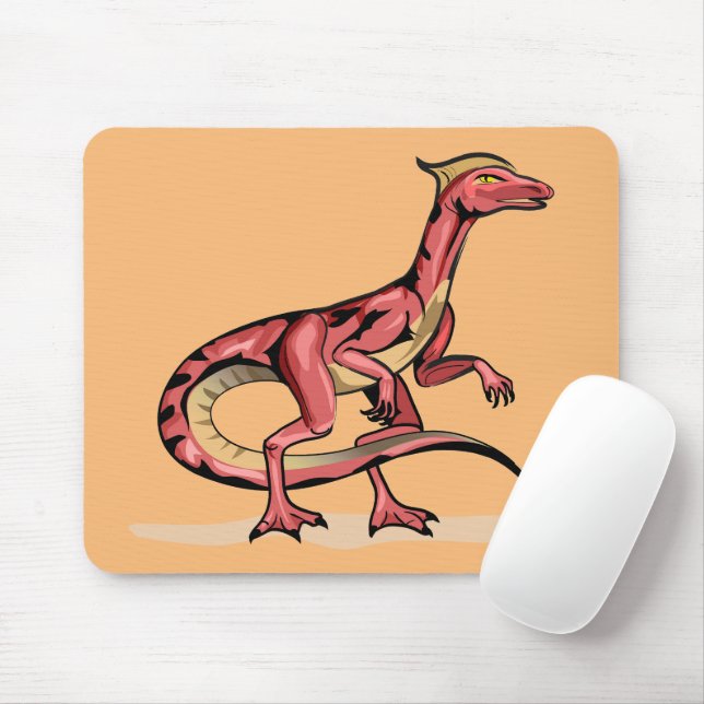 Darstellung von Velociraptor. Mousepad (Mit Mouse)