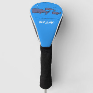 Darstellung von Walen mit niedlicher Wanderung in  Golf Headcover