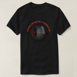 Darstellungen, wie ich Mens Basic Black T - Shirt