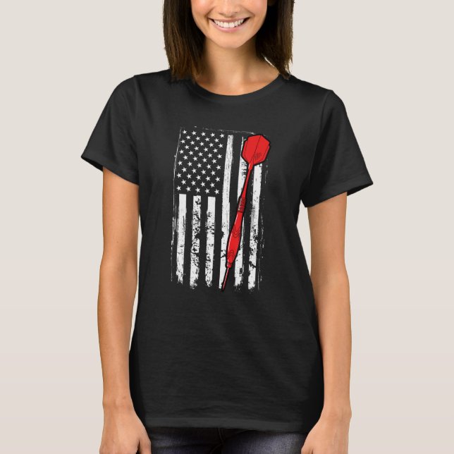 Dart arrow and a US flag T-Shirt (Vorderseite)