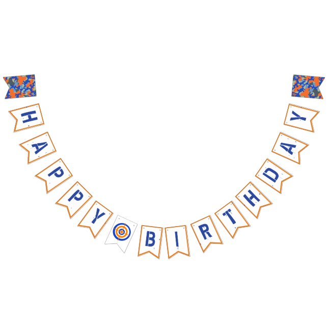 Dart Birthday Banner | Dart Party Banner (Alle)