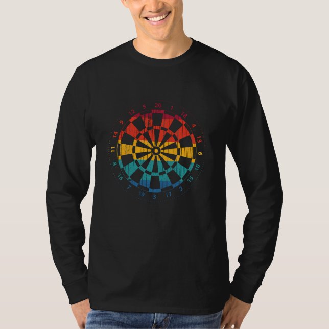 Dart Board Bullseye Dart Arrow Throwing Darts Play T-Shirt (Vorderseite)