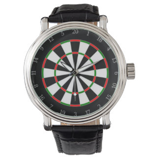 Dart Board Dial Watch Armbanduhr