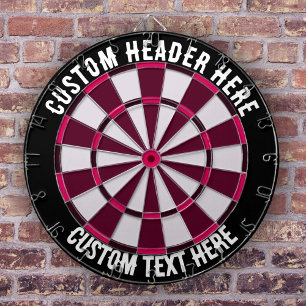 Dart-Board für benutzerdefinierte Textdarts Dartscheibe