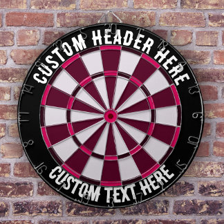 Dart-Board für benutzerdefinierte Textdarts Dartscheibe