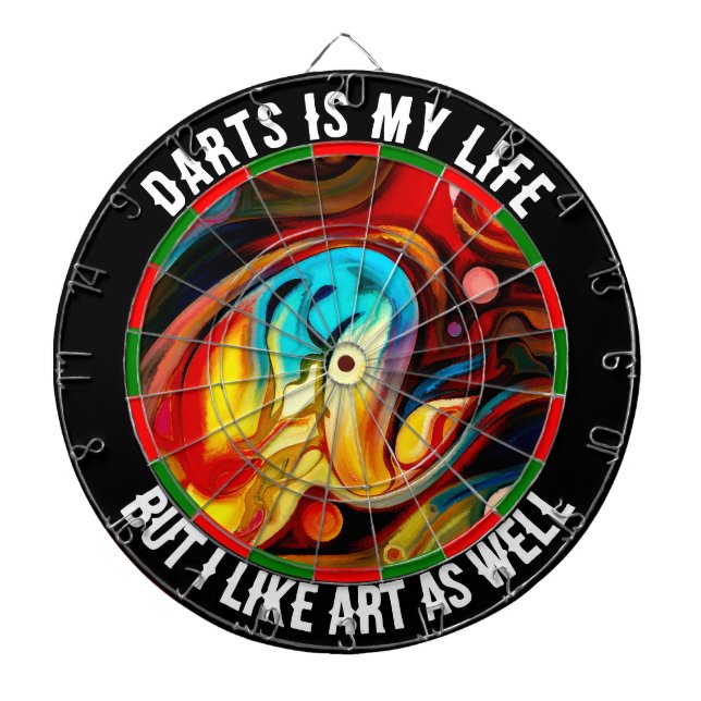 Dart-Board für benutzerdefinierte Textdarts Dartscheibe (vorne)