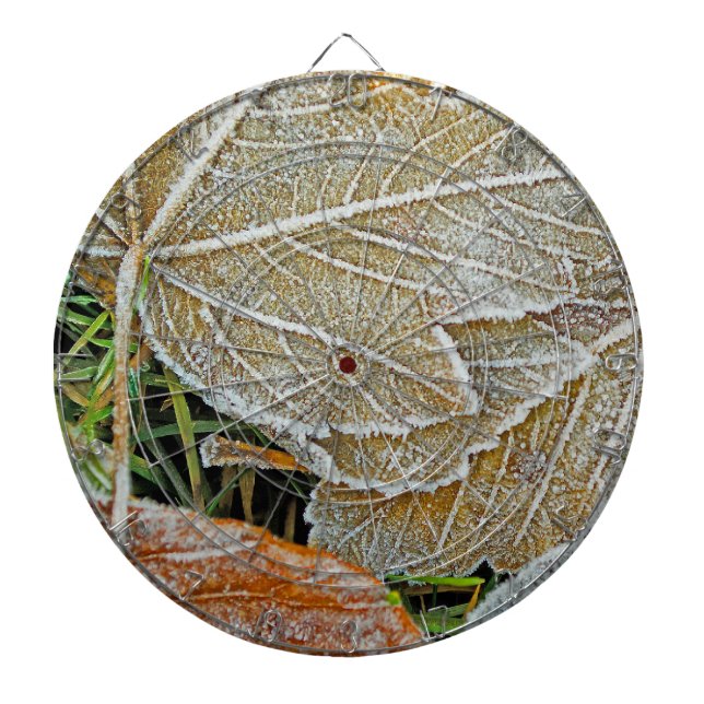 Dart Board, gefroren, Blätter Dartscheibe (vorne)