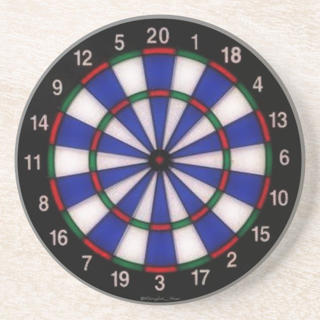 Dart Board Getränkeuntersetzer (Vorne)