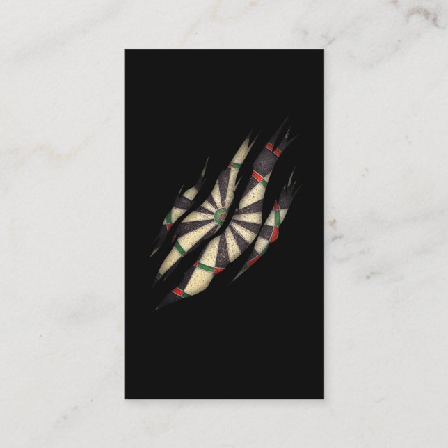 Dart Board Hobby Darts Player Visitenkarte (Vorderseite)