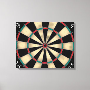 Dart Board Leinwanddruck