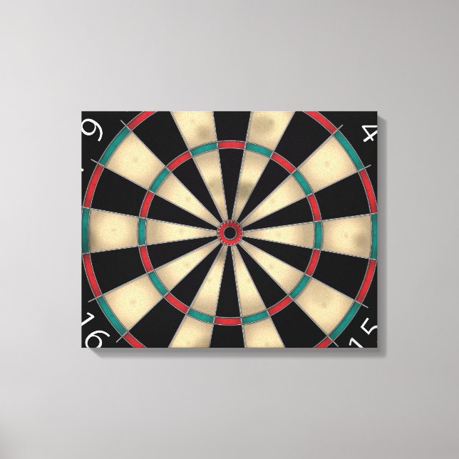 Dart Board Leinwanddruck (Vorderseite)
