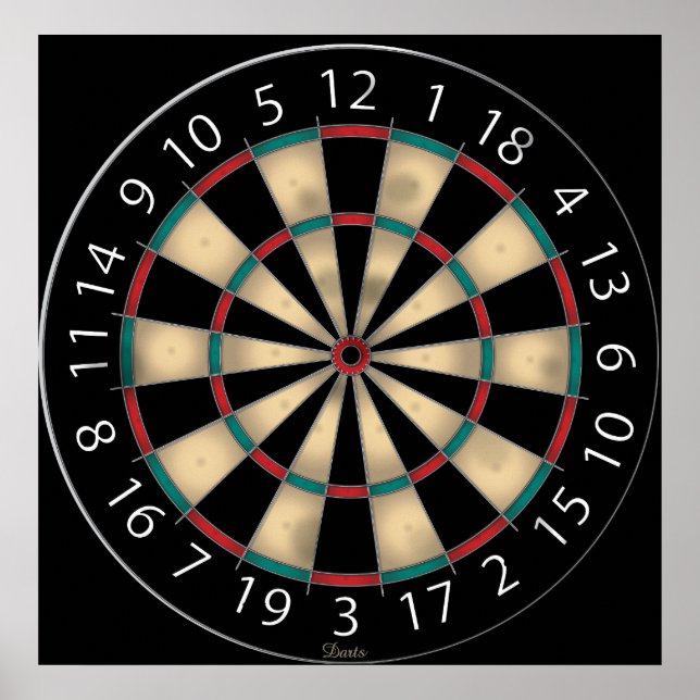 Dart Board Poster (Vorne)