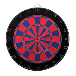 Dart Board: Rot, Marine und Schwarz Dartscheibe