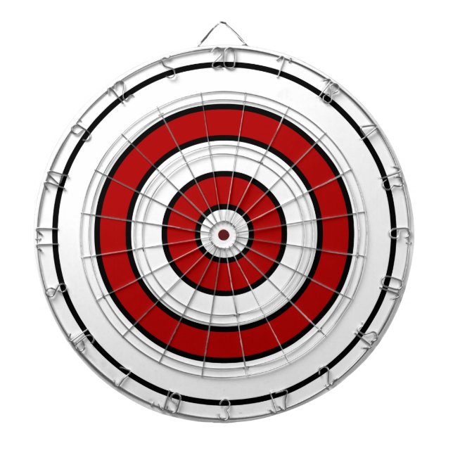 Dart Board/Rot und Schwarz Dartscheibe (vorne)