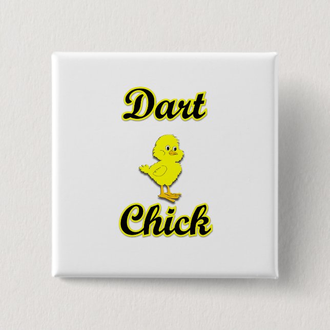 Dart Chick Button (Vorderseite)