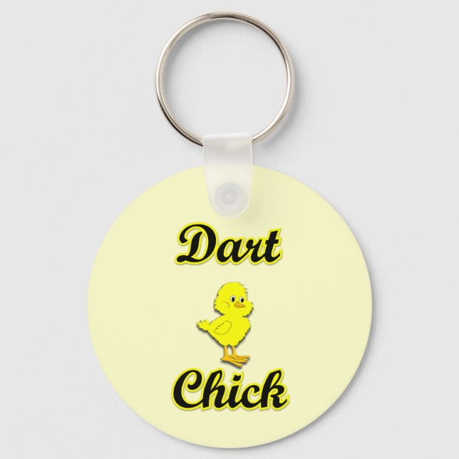 Dart Chick Schlüsselanhänger (Vorderseite)
