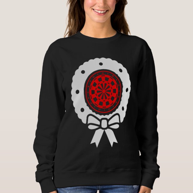 Dart Christmas outfit dart player Sweatshirt (Vorderseite)