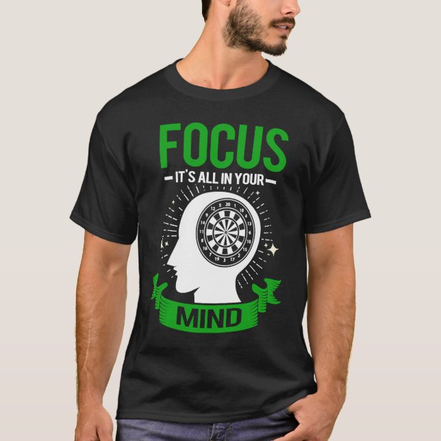 Dart Focus For Dart Champions T-Shirt (Vorderseite)