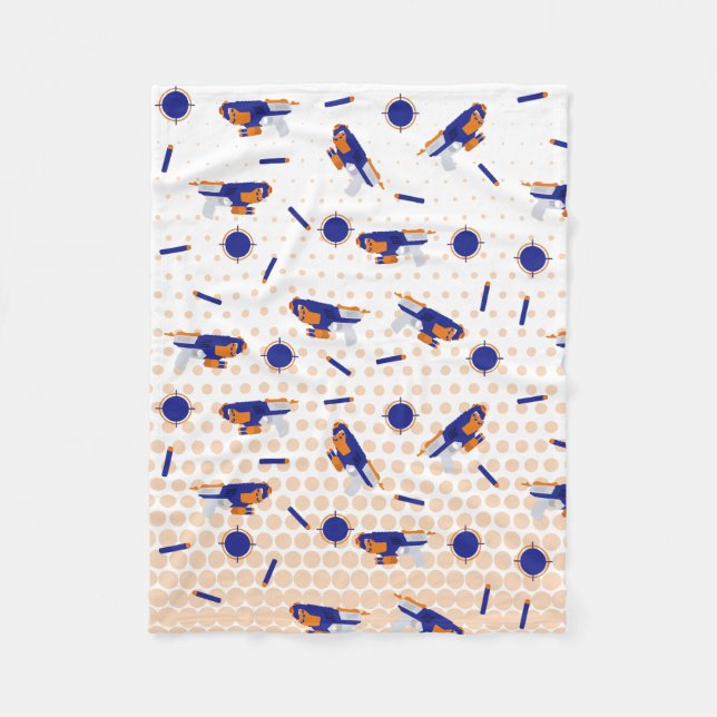 Dart Gun Battle War Boys - Muster Fleecedecke (Vorderseite)