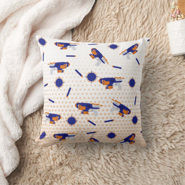 Dart Gun Battle War Boys Target Pattern Kissen (Decke)