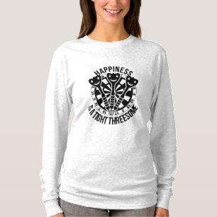 Dart Happiness ist eine knappe Drohung T-Shirt