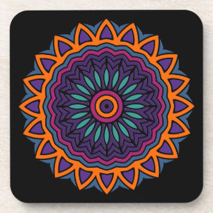 DART Mandala - Blume Getränkeuntersetzer
