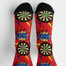 Dart Player Darts Gemustert Socken
