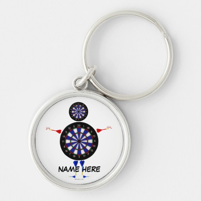 Dart Player Fun Schlüsselanhänger (Vorne)