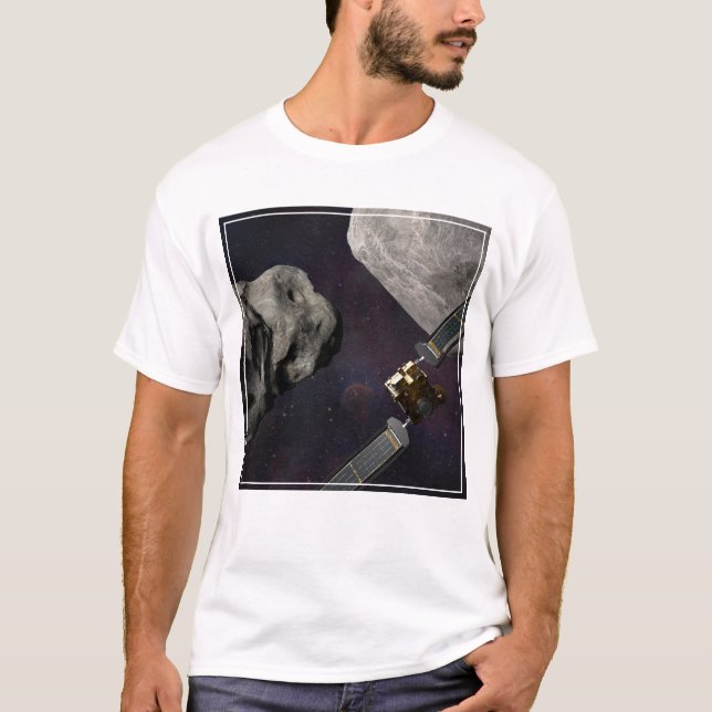 Dart Spacecraft und Liciacube vor der Einwirkung T-Shirt (Vorderseite)