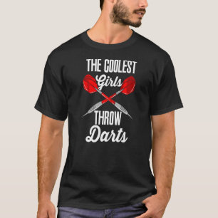 Dart Women for Dartboard Player Girls werfen Dunke T-Shirt