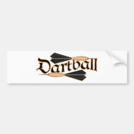 Dartball Darts Autoaufkleber