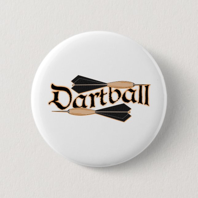 Dartball Darts Button (Vorderseite)