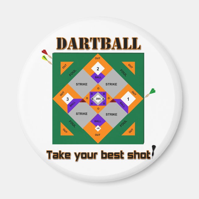 Dartball Magnet (Vorne)