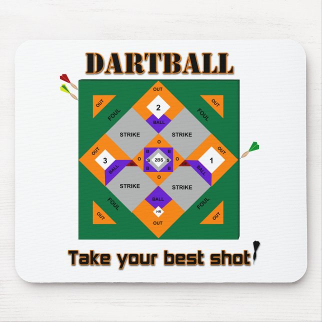 Dartball Mousepad (Vorne)