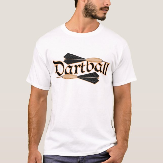 Dartball Pfeile T-Shirt (Vorderseite)