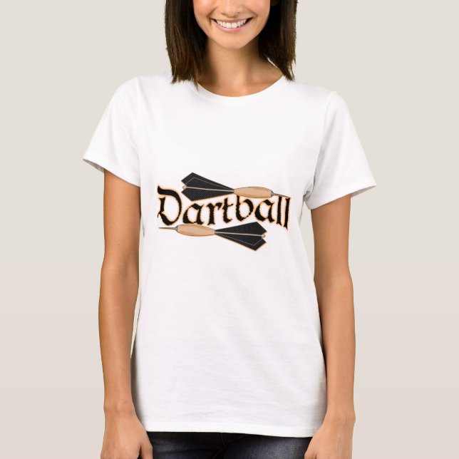 Dartball Pfeile T-Shirt (Vorderseite)