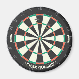 Dartboard & Darts: 3D-Modell: Magnet