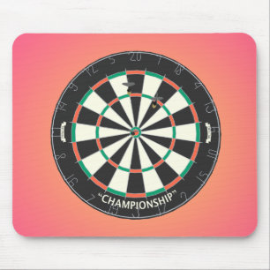 Dartboard & Darts: 3D-Modell: Mousepad