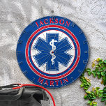 Dartboard Dartscheibe<br><div class="desc">Das Medical Emblem Dart Board ist eine großartige Möglichkeit, Ihre Unterstützung zu zeigen und dabei Spaß zu haben. Passen Sie mit der Schaltfläche Design bearbeiten an Ihren Stil an.</div>