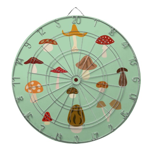 Dartboard der Herbstmuscheln Dartscheibe (vorne)