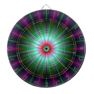 Dartboard der strahlenden Blume Dartscheibe