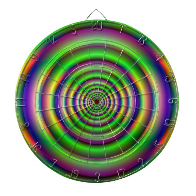Dartboard des grünen Torus-Tunnels Dartscheibe (vorne)