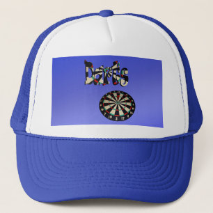 Dartboard-Design für Blue Darts, Truckerkappe