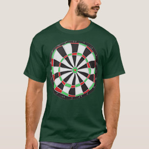 Dartboard Design gezeichnet lustiges Geschenk Dart T-Shirt