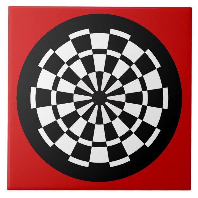 Dartboard Fliese (Vorderseite)